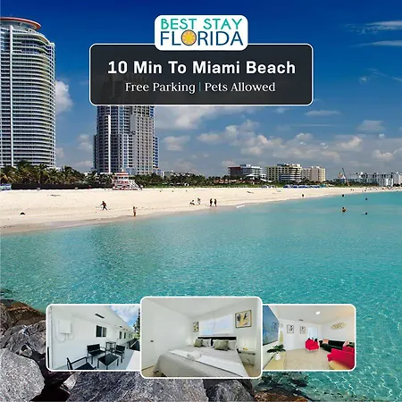 Miami Magic Close To Beach City Skyline View Extérieur photo